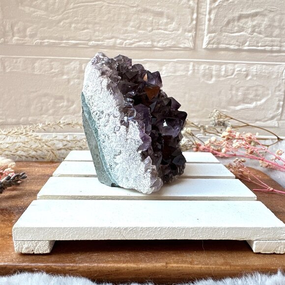 Beautiful Small Amethyst Cut Base | Raw Amethyst Cluster - Picture 9 of 10